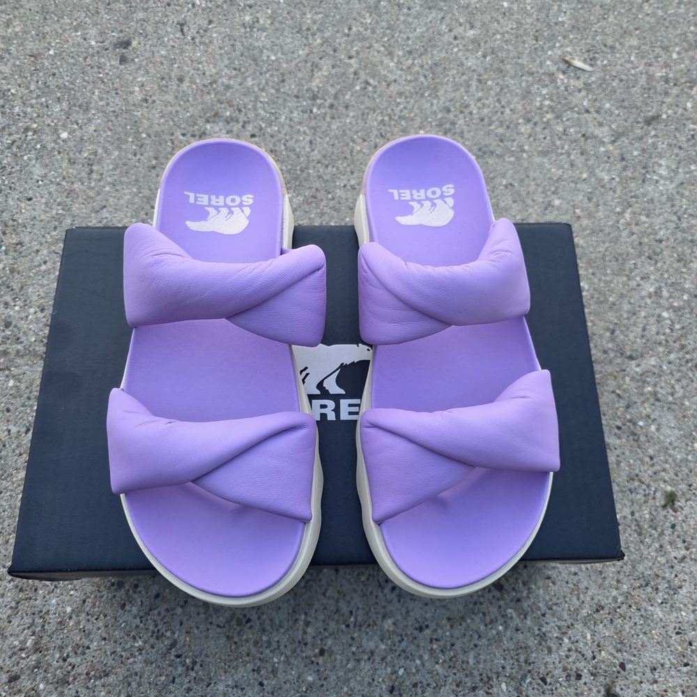 Sorel Women's Purple Slide Size 10 Sandals